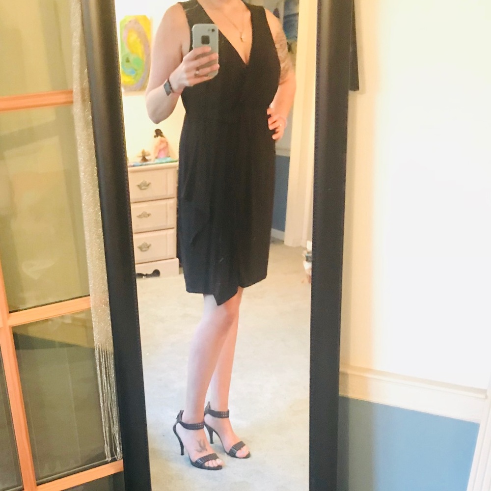 ‼️3for$15‼️Black Daisy Fuentes black evening dress